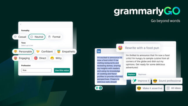 Grammarly has launched GrammarlyGO: An AI-Powered Writing Assistant!